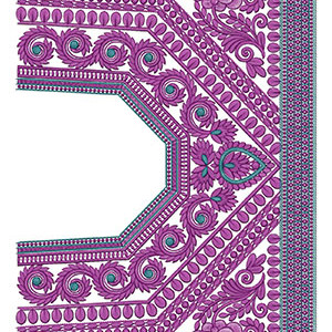 10739 Blouse Embroidery Design