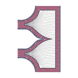 10741 Blouse Embroidery Design