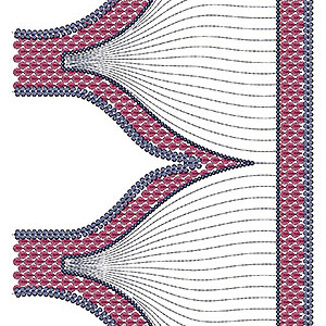 10741 Blouse Embroidery Design