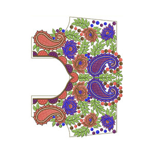 Blouse Embroidery Design 10742