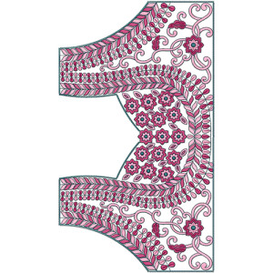 10786 Blouse Embroidery Design