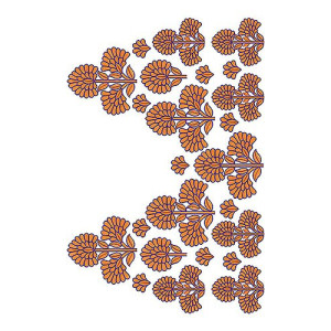 Floral Blouse Embroidery Design