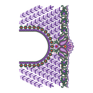 Blouse Embroidery Design 10950