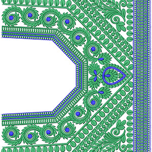 Blouse Embroidery Design 11003