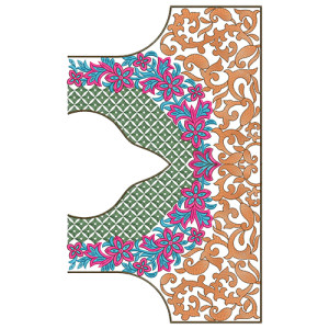 11122 Blouse Embroidery Design