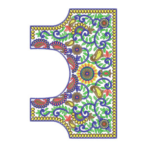 11124 Blouse Embroidery Design