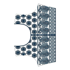 Boheme Fashion Embroidery Design 12410