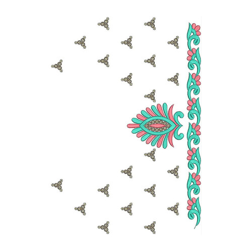 5 MM Sequins Peasant Blouse Embroidery