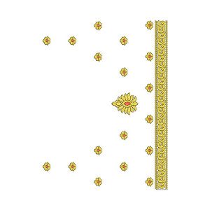 Bold Satin Blouse | Top | Tunic Embroidery Design