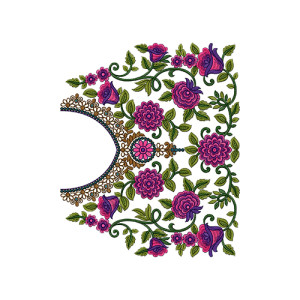 Blouse Embroidery Design 13647