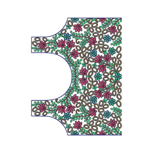 Blouse Embroidery Design 13652