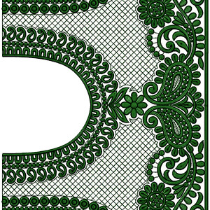 Blouse Embroidery Design 13656