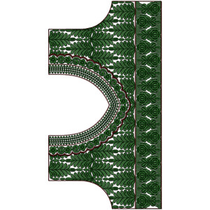 Embroidery Designs On Blouse 13791