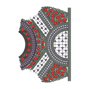 Full Blouse Machine Embroidery Design