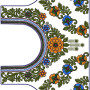 Indian Blouse Embroidery Pattern 13837