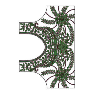 Embroidery Blouse Design 13839