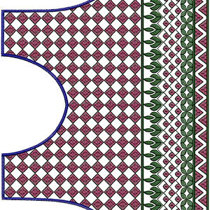 Latest Blouse Embroidery Designs 13848