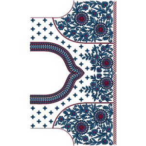 Cool Embroidery Blouse Pattern 14014