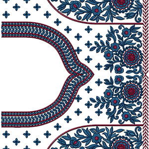 Cool Embroidery Blouse Pattern 14014