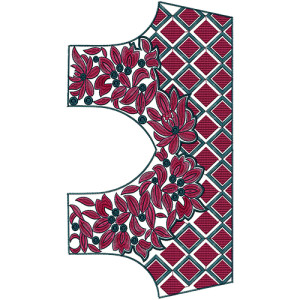 Fashion Women Blouse Embroidery Design 14108