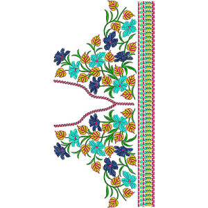 Designer Floral Adora Top | Tunic | Jalabiya