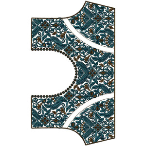 Ladies Fashionable Embroidery Blouse Design 14110