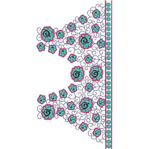 Designer Floral Embroidery Jacket | Tunic | Top | Adora