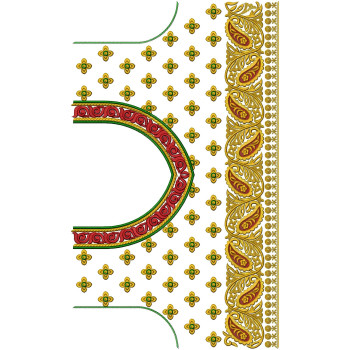 Heavy Embroidery Work Blouse Design 14532