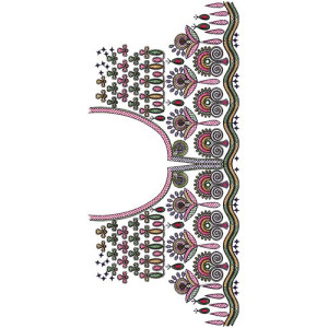 Fashion Women Blouse Embroidery Design 14879