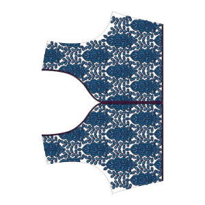 Trendy Modern Blouse Embroidery Design 15372