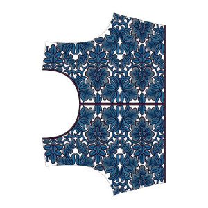 Hyderabad Designer Blouse Embroidery Design 15385