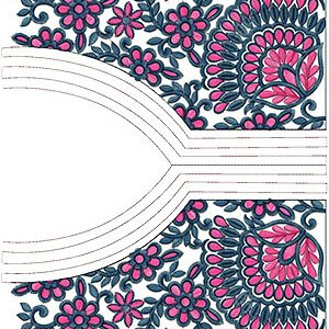 Blouse Neck Embroidery Designs 15412