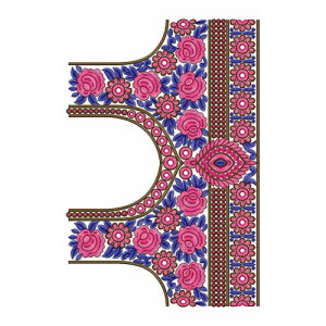 Chennai Blouse Embroidery Design 15413