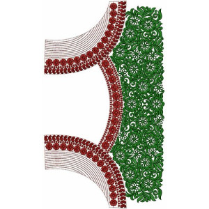 Floral Embellished Blouse Designs 15415