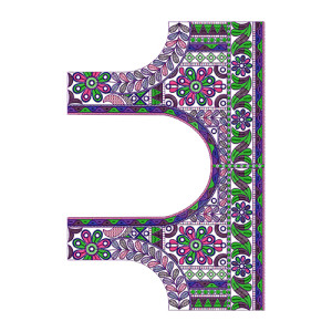 Traditional Kutch Work Embroidery Design 15645