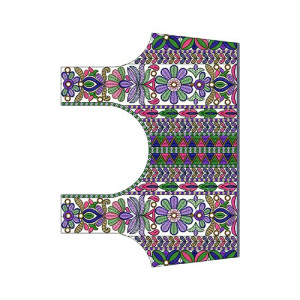 Wedding Blouse Embroidery Design 15648