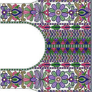 Wedding Blouse Embroidery Design 15648