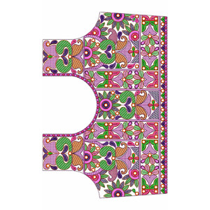 Latest Kashmiri Blouse Embroidery Design 15652