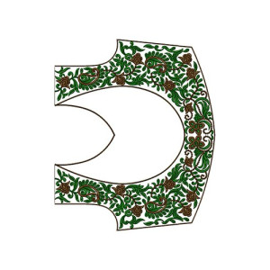 Blouse Neck Embroidery Designs 15658