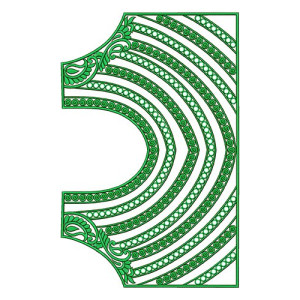 High Neck Blouse Design 16155