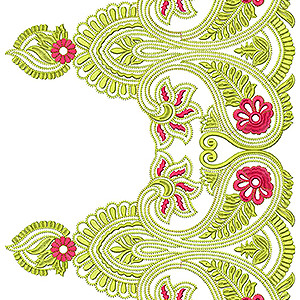 New Blouse Embroidery Design 18864