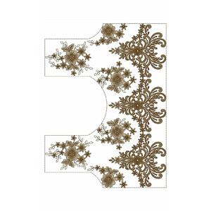 New Blouse Embroidery Design 19115