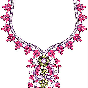 New Blouse Embroidery Design 19656