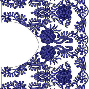 New Blouse Embroidery Design 19964