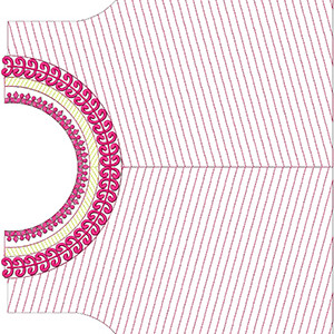 New Blouse Embroidery Design 20154