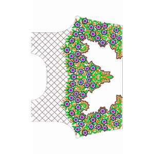 New Blouse Embroidery Design 20157