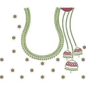 Bridal Blouse Design In Embroidery 21300