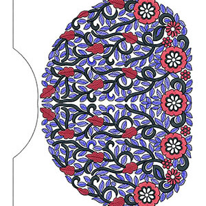 Zardosi Blouse Embroidery Design 21526