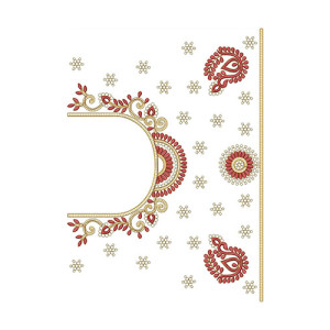 Traditional Saree & Choli Embroidery Combo Pack 21635