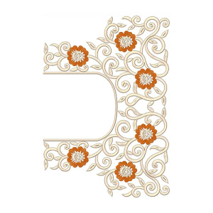 Bulgarian Traditional Embroidery Design 21690